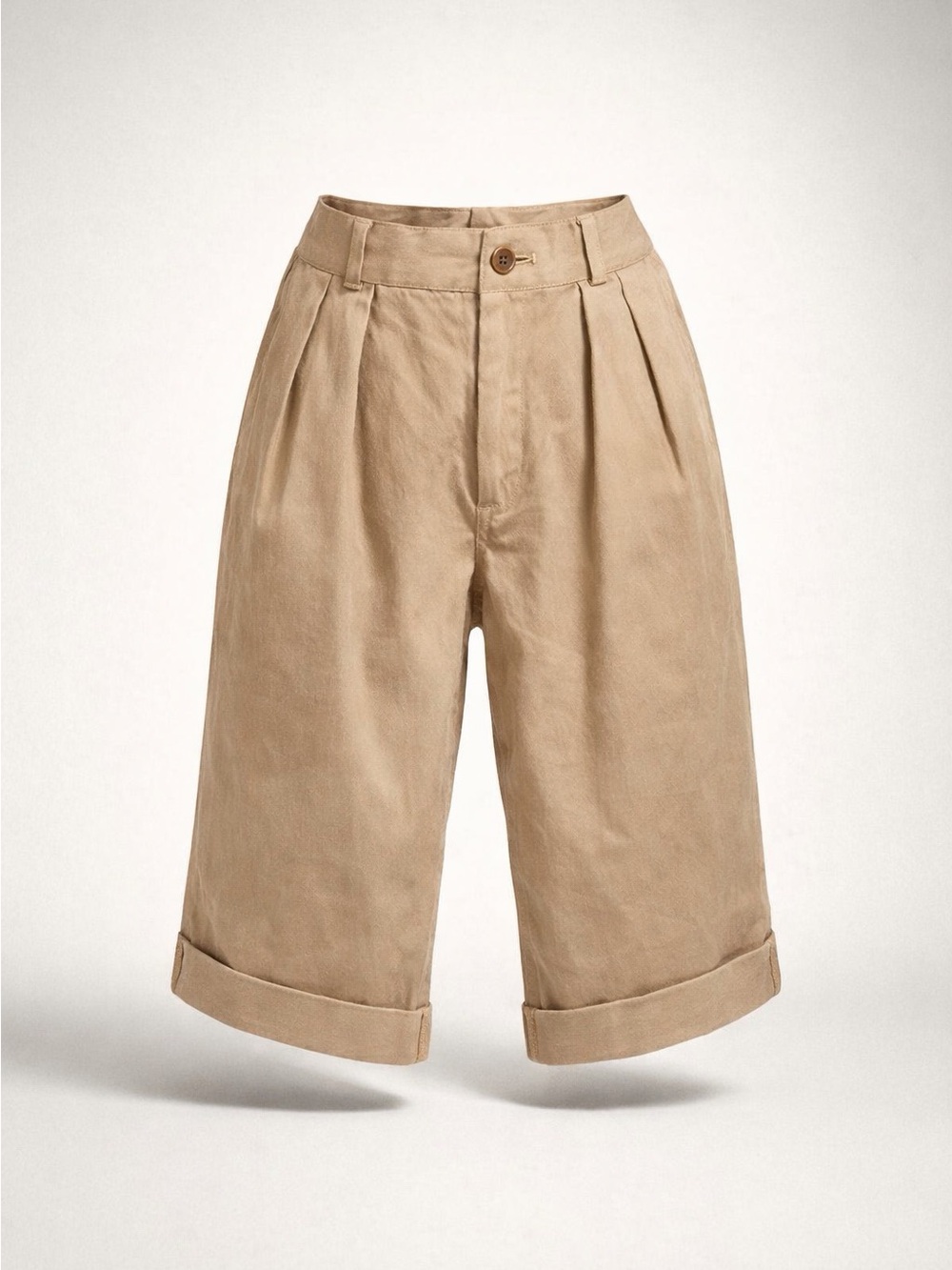 East End Highlanders NWT Unisex Pleated Cotton Khaki Long Short/Trouser, XL Kids